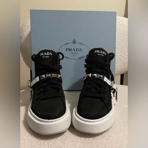 Prada high sneakers